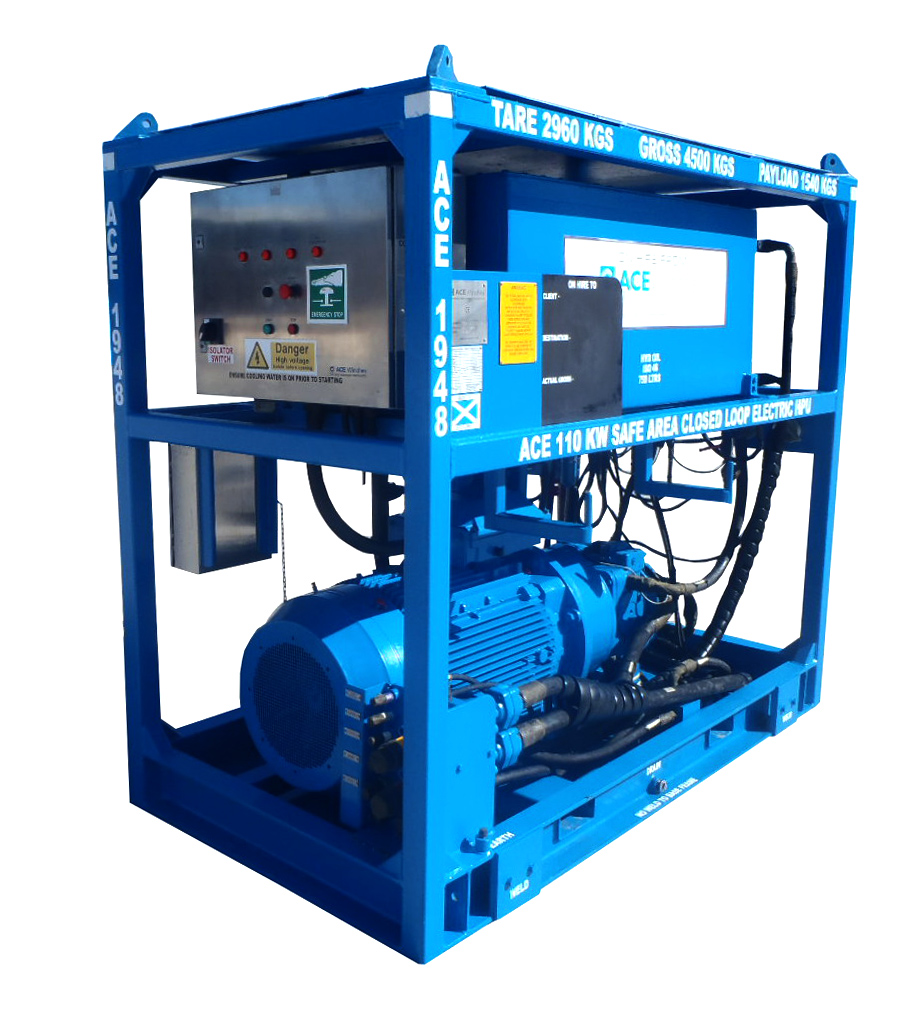 ACE 110kW Safe Area Closed Loop Electric HPU
